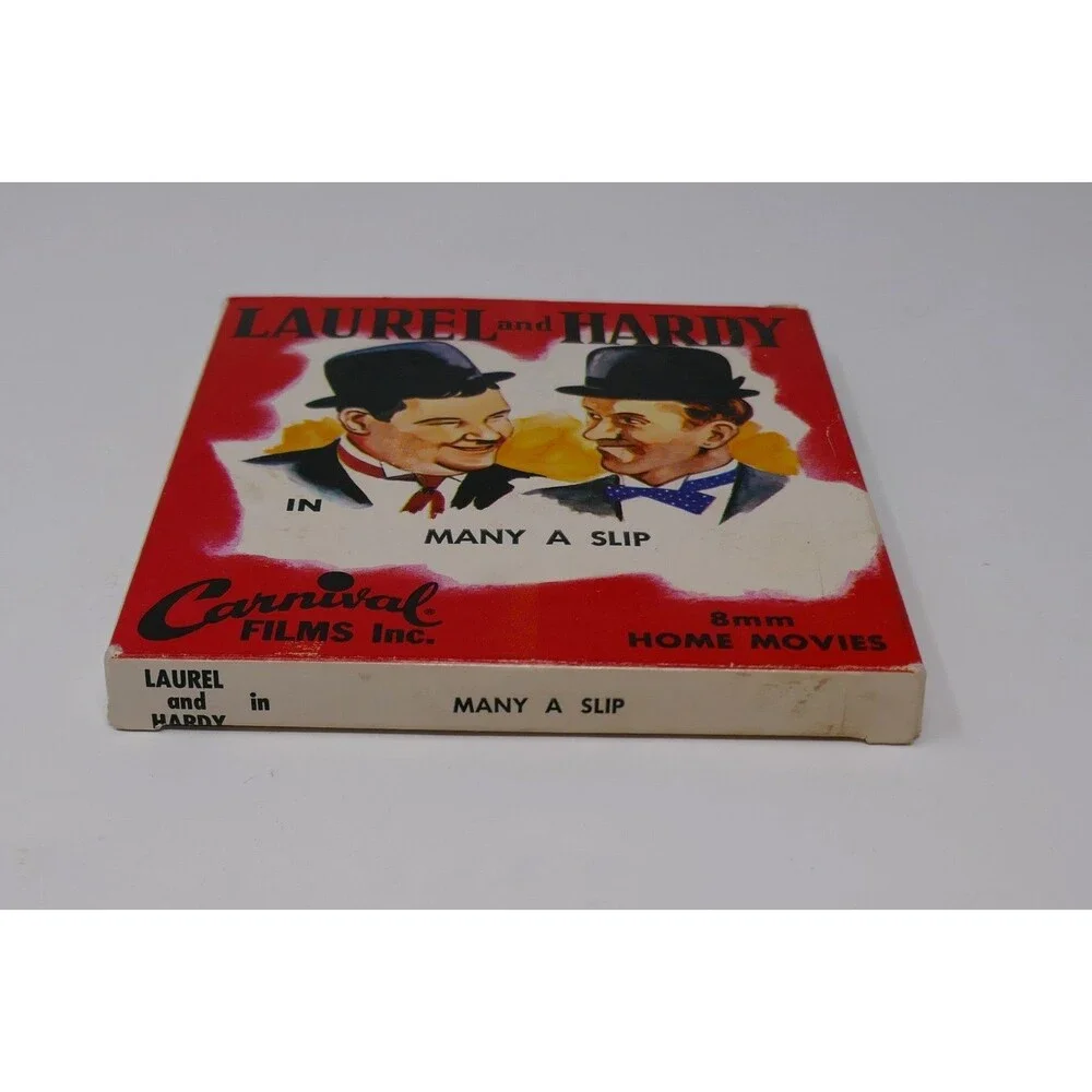 Cardinal Films Laurel & Hardy in Many A Slip 8mm Home Movies Film Reel